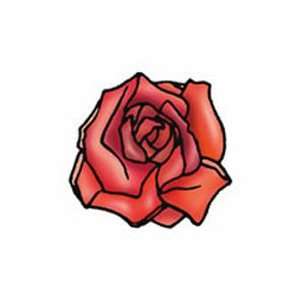  Single Rose Temporary Tattoo 2x2 Beauty
