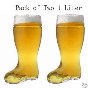Beer Boot Das Boot 1 Liter Pack of TWO   Great Gift  
