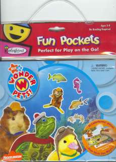 Fun Pockets WONDER PETS 31 Colorforms 2 Travel Boards NEW  