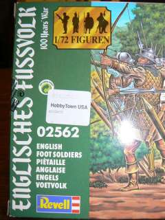 REVELL 1/72 Figures English Foot Soldiers 100 Years War # 02562 in Box 