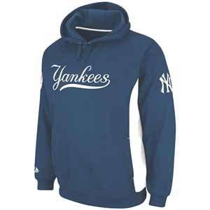  New York Yankees Captain Hooded Sweatshirt   X Large 
