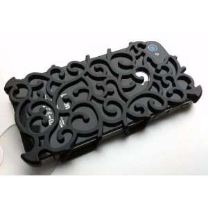  Ion Nouveau Art Case for Iphone 4/4s   Black Cell Phones 