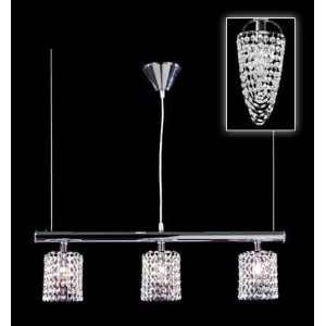 By James R Moder Broadway Collection Silver Finish 3 Light 