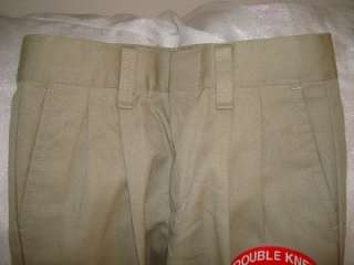 Faded Glory School uniform pants size 4 5 or 7 in Tan color or Navy 