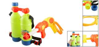Adjustable Straps Double Pumps Action Water Squirt Fight Gun Toy 
