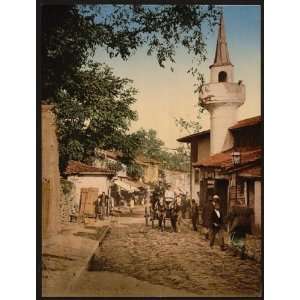   Photochrom Reprint of Scutari, Constantinople, Turkey
