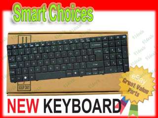 NEW Gateway NV53A NV53A05u NV53A11u UK Keyboard Black  
