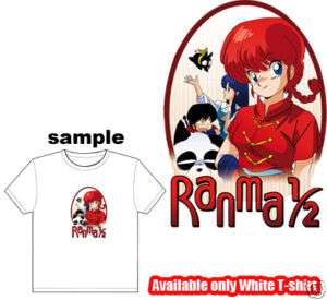 Ranma 1/2 manga Animation Kid Child Boy Girl T Shirt  