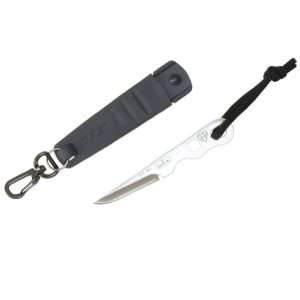 NEW BUCK SMIDGEN COMPACT FIXED BLADE NECK KNIFE W/ SHEATH + CARABINER 