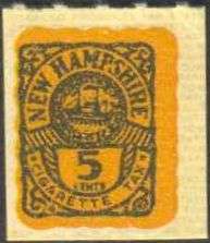 NEW HAMPSHIRE State Revenue Tobacco Tax Stamp SRS NH T173  