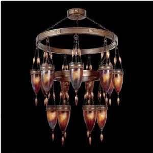  Fine Art Lamps Scheherazade 57 Fifteen Light Pendant with 