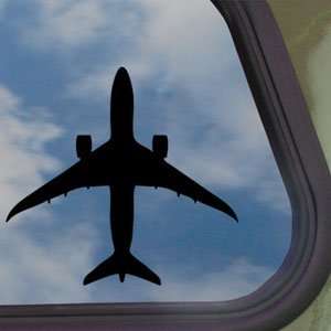  Boeing 787 8 Jet Airliner Black Decal Truck Window Sticker 