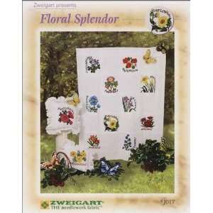    Floral Splendor   Cross Stitch Pattern Arts, Crafts & Sewing