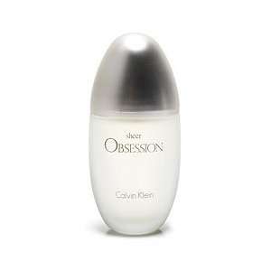 Sheer Obsession by Calvin Klein for Women, Eau De Toilette Spray, 3.4 
