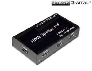 New HDMI Powered Splitter 1x4 V1.3 Certified HDTV 1080P  