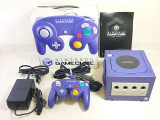Nintendo GC Game Cube Violet Console System Boxed 465  