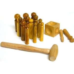  Doming Punches & Dapping Tool Hardwood 16pc Arts, Crafts 