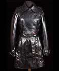 Reese Black Ladies New Real Soft Sheep Nappa Leather Military Jacket 