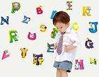 DIY english alphabet kids wall decal paper sticker