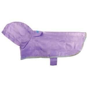   Pet Products Packable Dog Rain Poncho, Lavender, Small