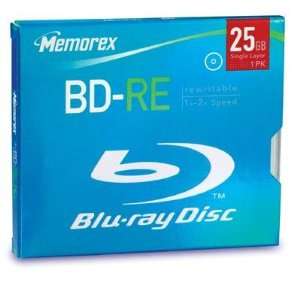  Memorex BD RE Blu Ray Rewritable Disc   Single