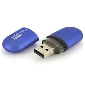  4GB Exquisite Oval Flash Drive (Blue) Electronics