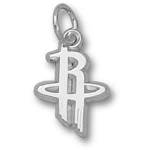  Houston Rockets 3/8 Logo Charm   Sterling Silver Jewelry 