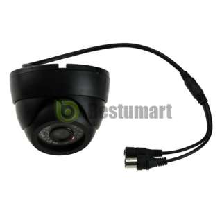 24 IR LED CMOS CCTV Video Audio Security NTSC Camera  