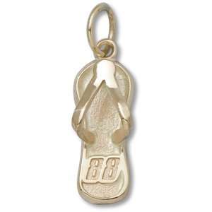  Driver Number 88 5/8 in. Pendant 10kt Gold/10kt Yellow 