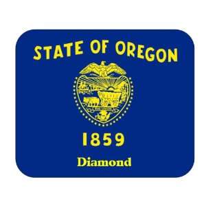  US State Flag   Diamond, Oregon (OR) Mouse Pad Everything 
