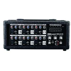   SPM 6150 150 Watt 6 Channel Powered Mixer, Black Musical Instruments