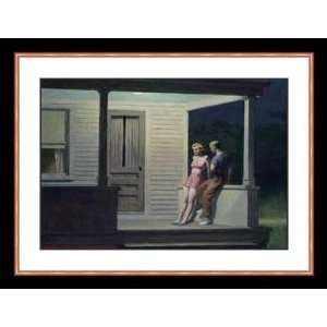    Summer Evening by Edward Hopper   Framed Artwork
