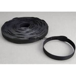  VELCRO Qwik Tie Straps   3/4 X 12   Black  75 Strap Roll 