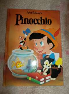 Walt Disney Pinocchio Disney Classic Storybook (NOS) 1986 