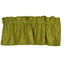 Airbrush Lime Green Valance Pair (54 in. x 18 in.)  