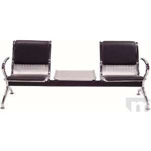  Beam Seating w/Vinyl Padded Seating Inserts   2 Seater w 