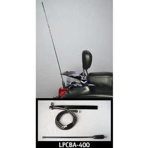  J&M LPCBA 400 4 License Plate CB Antenna Kit For Harley 
