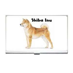  Shiba Inu Business Card Holder Case