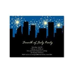  Party Invitations   Cityscape Sparkle By Hello Little One 