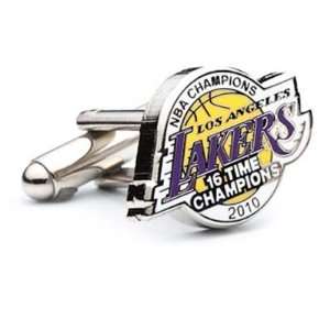    2010 Commemorative LA Lakers Championship Cufflinks Jewelry