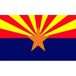 Arizona US State Flag   3 foot by 5 foot Polyester 