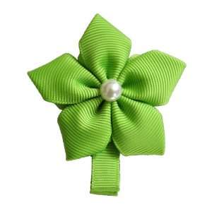  Apple Green Cosmo Flower Hair Pin Beauty