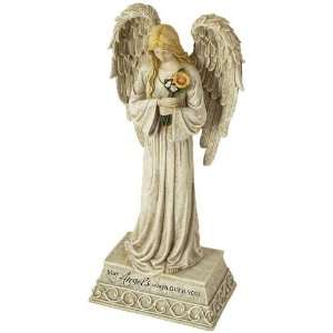  Carson Memorial Large Angel Statue Pedestal Angels Watch 