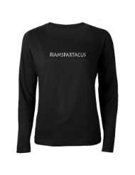 Spartacus Hashtag Womens Long Sleeve Blk T Shirt Spartacus Womens 