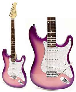 Darling Divas Electric Guitar   Purple Pink Star Burst  