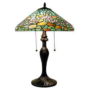 TIFFANY STYLE ELEGANT WATER LILY TABLE LAMP LIGHT NEW  