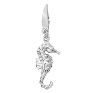  Sterling Silver SEAHORSE Charm Jewelry