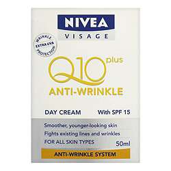 Buy Nivea Visage Anti Wrinkle Q10 Plus Day Cream 50ml from our 