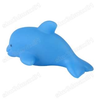 5pcs LED Flashing Dolphin Light Lamp Baby Kids Bath Toy  