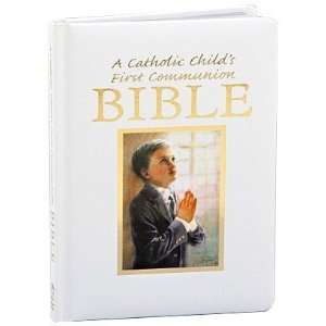  Catholic Childs First Communion Gift Bible NAB Boy 